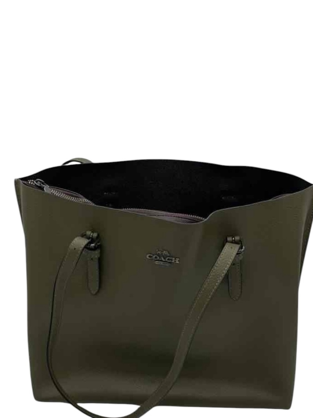 8988 Coach Olive Leather Tote Bag 266178988